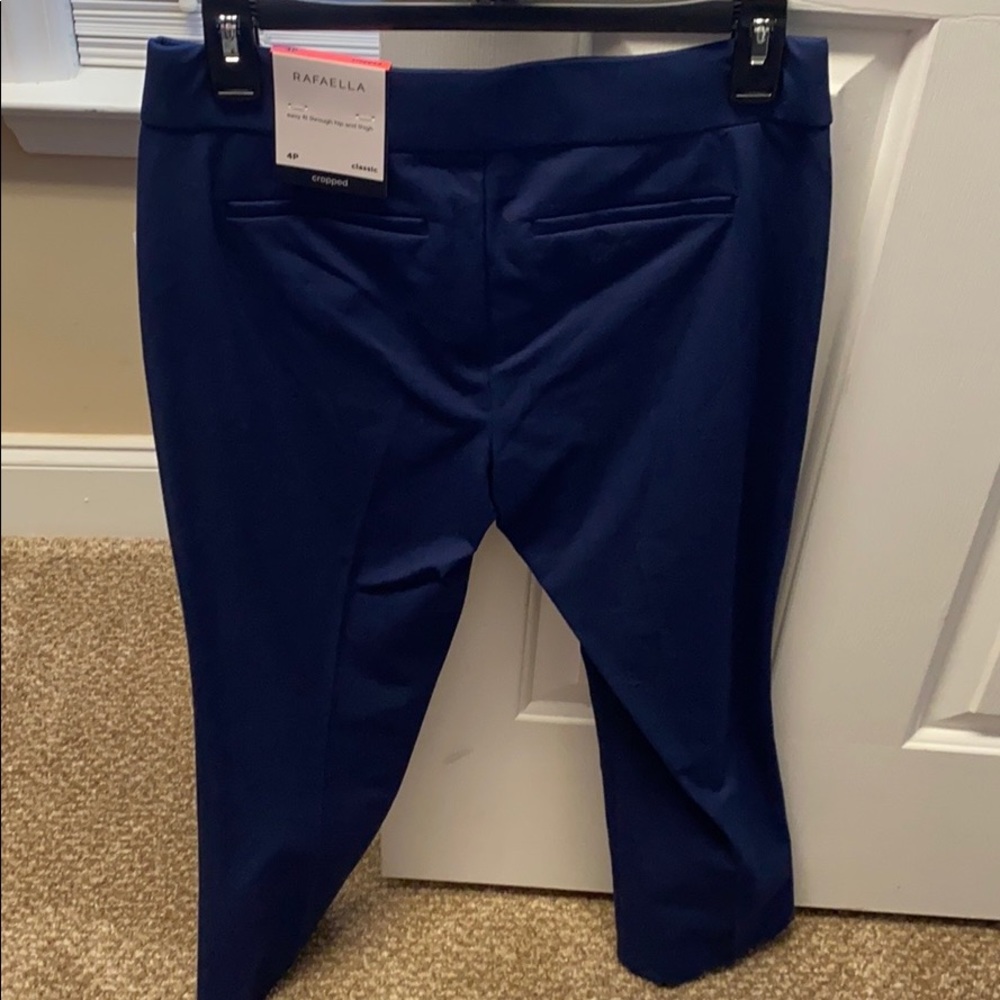 Rafaella women’s solid stretch ankle pants